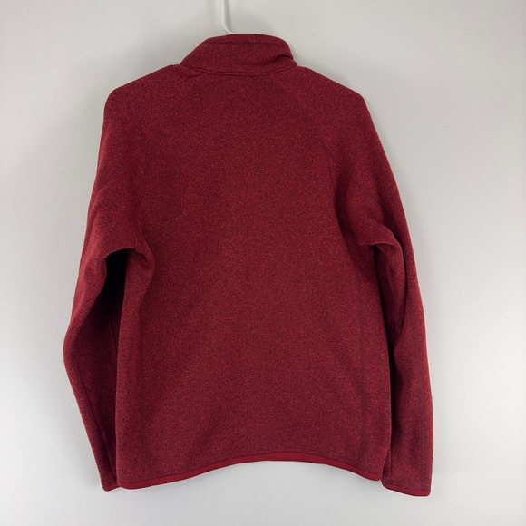 Patagonia Better Sweater 1/4-zip fleece red pullover - Picture 2 of 9